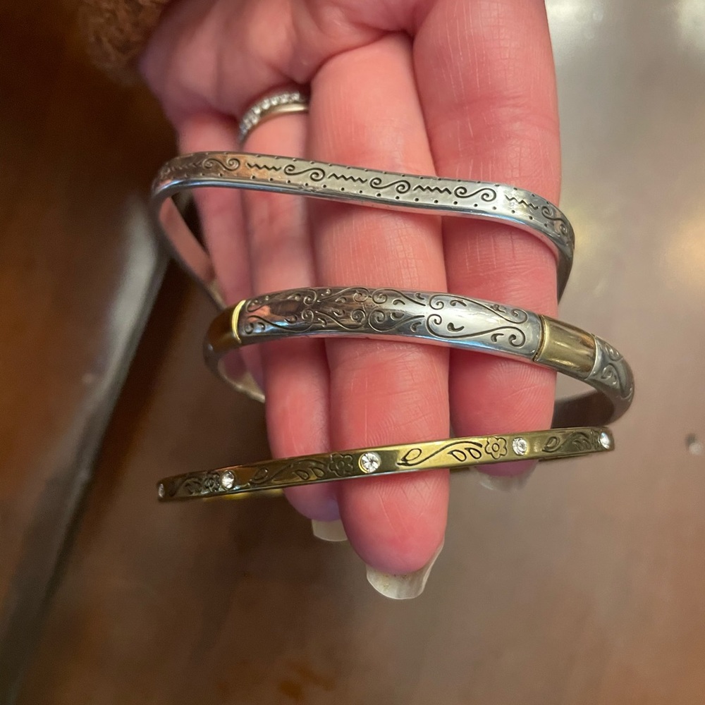 Brighten bangles bracelet - 3 separate bangles.
